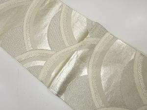 アンティーク　青海波模様織り出し袋帯（材料）